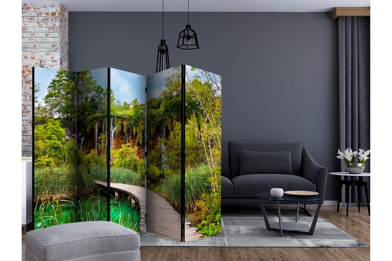 Rumsavdelare - Green oasis II 225x172 - Artgeist sp. z o. o. - Inredning - Rumsavdelare - Vikskärm