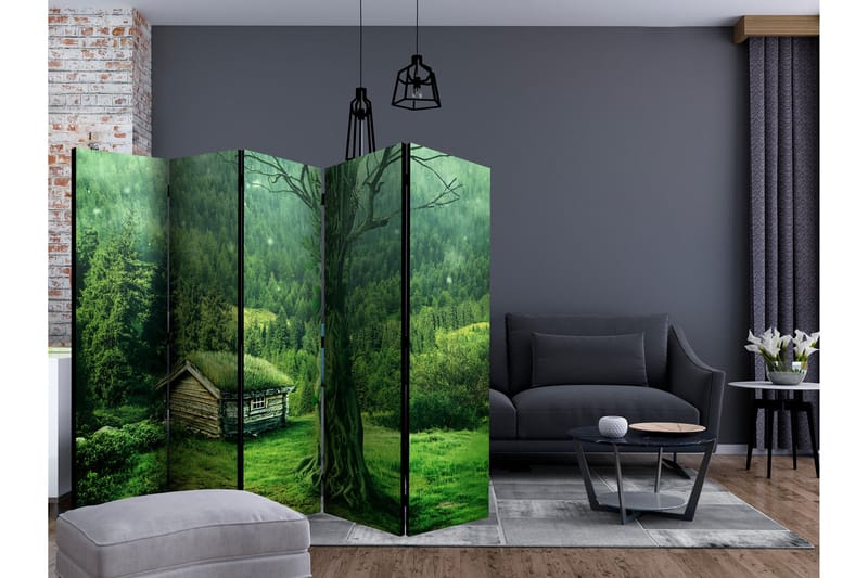 Rumsavdelare - Green seclusion II 225x172 - Artgeist sp. z o. o. - Inredning - Rumsavdelare - Vikskärm