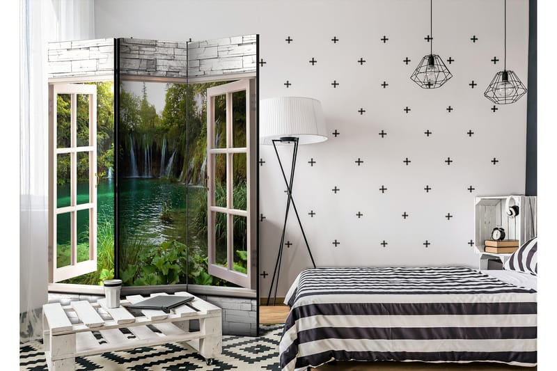 Rumsavdelare Green Treasure 135x172 - Artgeist sp. z o. o. - Inredning - Rumsavdelare - Vikskärm