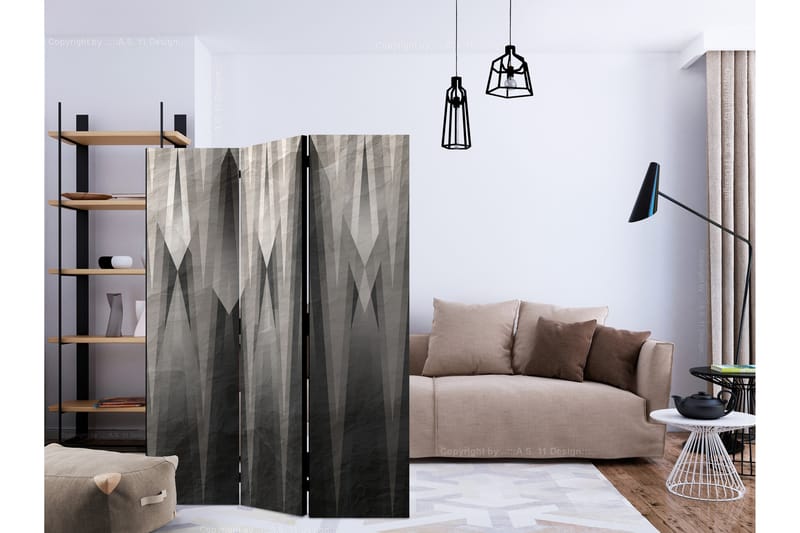 Rumsavdelare - Grey Citadel 135x172 - Artgeist sp. z o. o. - Inredning - Rumsavdelare - Vikskärm