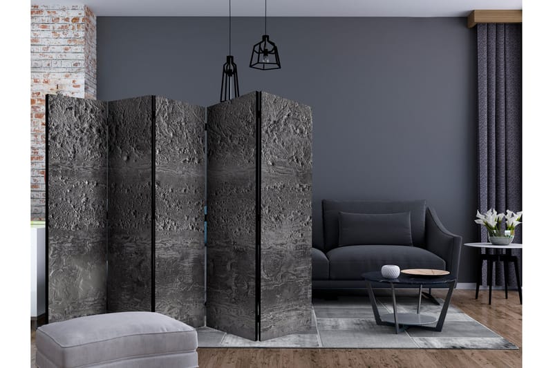 Rumsavdelare - Grey Storm II 225x172 - Artgeist sp. z o. o. - Inredning - Rumsavdelare - Vikskärm