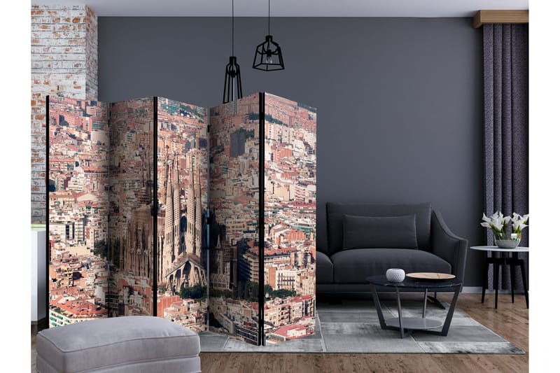 Rumsavdelare Heart of Barcelona II 225x172 cm - Artgeist sp. z o. o. - Inredning - Rumsavdelare - Vikskärm