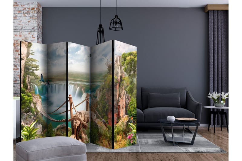 Rumsavdelare - Hidden Paradise II 225x172 - Artgeist sp. z o. o. - Inredning - Rumsavdelare - Vikskärm