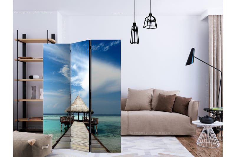 Rumsavdelare - Holiday adventure 135x172 - Artgeist sp. z o. o. - Inredning - Rumsavdelare - Vikskärm