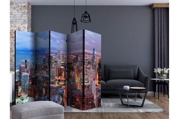 Rumsavdelare Illuminated Chicago II 225x172 cm - Artgeist sp. z o. o. - Inredning - Rumsavdelare - Vikskärm