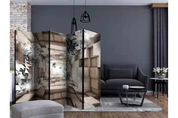 Rumsavdelare - In A Wooden Tunnel II 225x172 - Artgeist sp. z o. o. - Inredning - Rumsavdelare - Vikskärm