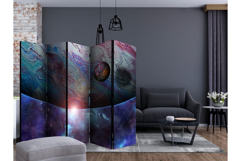 Rumsavdelare - In Orbit II 225x172 - Artgeist sp. z o. o. - Inredning - Rumsavdelare - Vikskärm