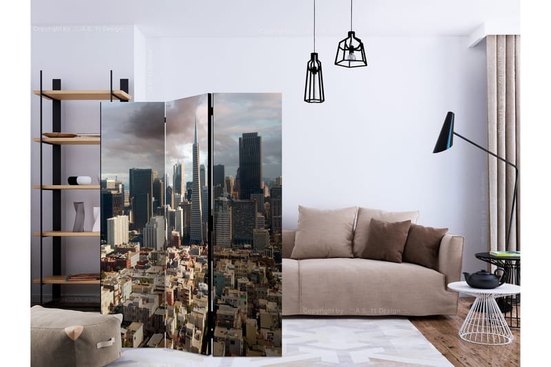 Rumsavdelare - In the clouds 135x172 - Artgeist sp. z o. o. - Inredning - Rumsavdelare - Vikskärm