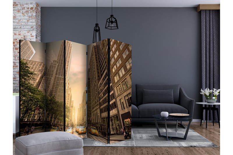 Rumsavdelare - In the shadow of skyscrapers II 225x172 - Artgeist sp. z o. o. - Inredning - Rumsavdelare - Vikskärm
