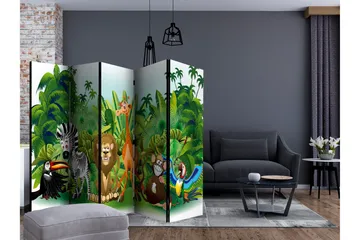 Rumsavdelare - Jungle Animals II 225x172 - Artgeist sp. z o. o. - Inredning - Rumsavdelare - Vikskärm