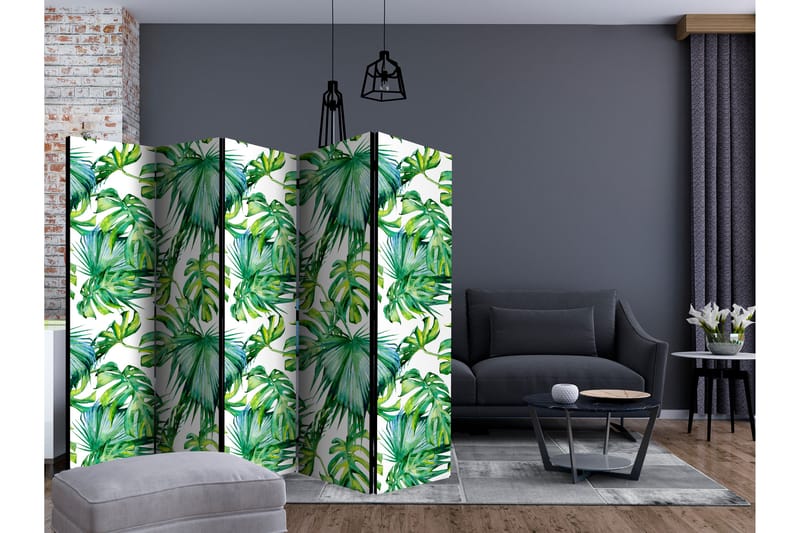 Rumsavdelare Jungle Leaves II 225x172 cm - Artgeist sp. z o. o. - Vikskärm - Rumsavdelare