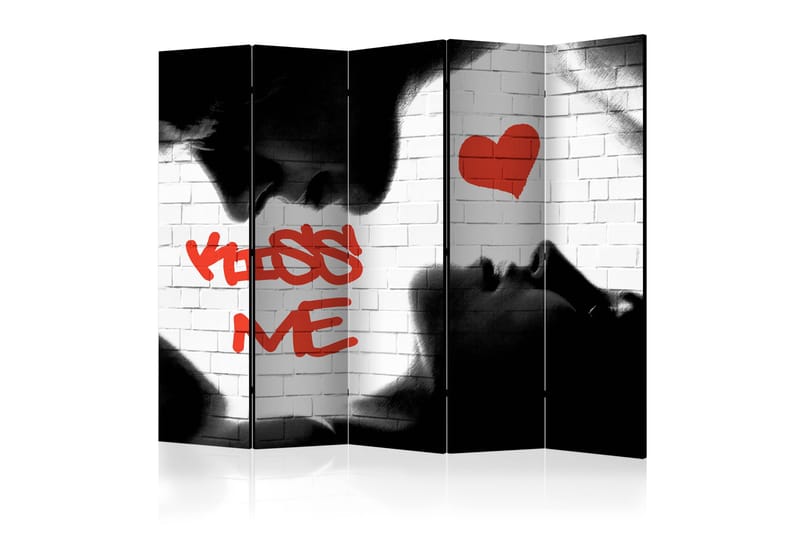 Rumsavdelare - Kiss me II 225x172 - Artgeist sp. z o. o. - Inredning - Rumsavdelare - Vikskärm