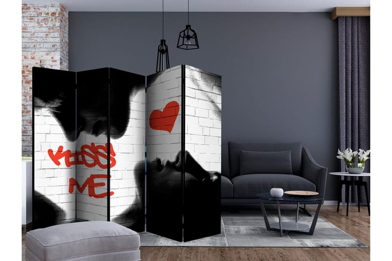 Rumsavdelare - Kiss me II 225x172 - Artgeist sp. z o. o. - Inredning - Rumsavdelare - Vikskärm