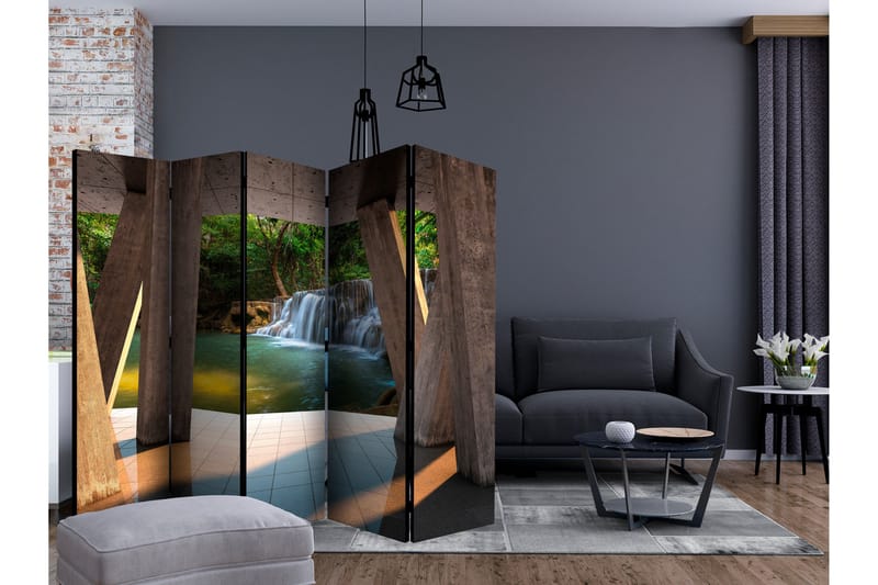 Rumsavdelare - Landscape of Modernity II 225x172 - Artgeist sp. z o. o. - Inredning - Rumsavdelare - Vikskärm