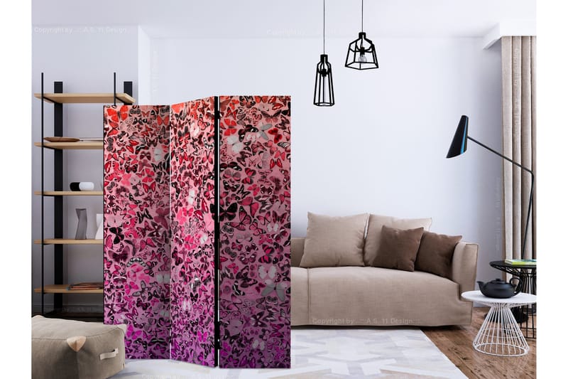 Rumsavdelare Language of Butterflies 135x172 cm - Artgeist sp. z o. o. - Inredning - Rumsavdelare - Vikskärm