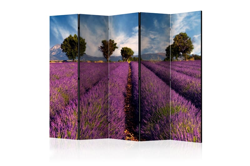 Rumsavdelare Lavender Field in Provence 225x172 cm - Artgeist sp. z o. o. - Inredning - Rumsavdelare - Vikskärm