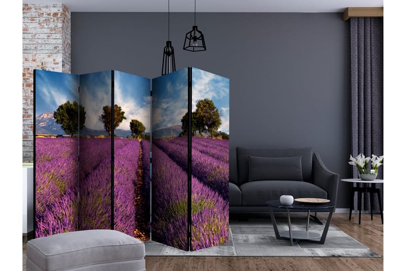 Rumsavdelare Lavender Field in Provence 225x172 cm - Artgeist sp. z o. o. - Inredning - Rumsavdelare - Vikskärm