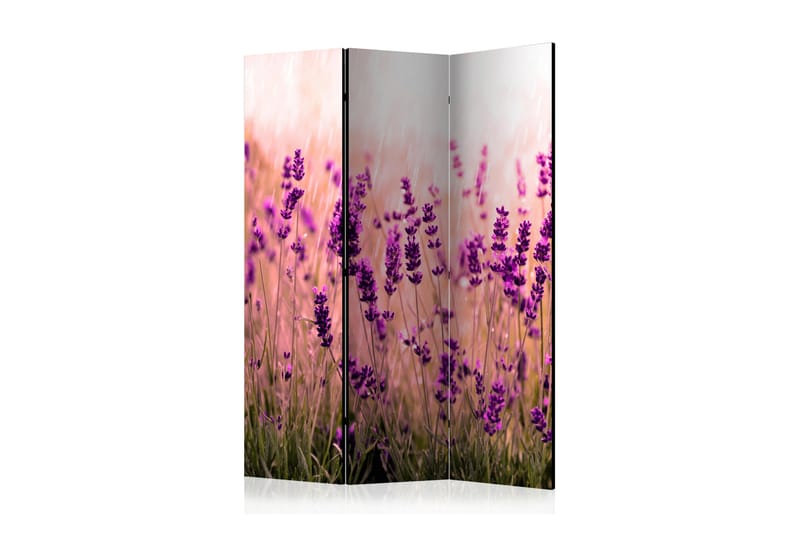Rumsavdelare Lavender In The Rain 135x172 - Artgeist sp. z o. o. - Inredning - Rumsavdelare - Vikskärm