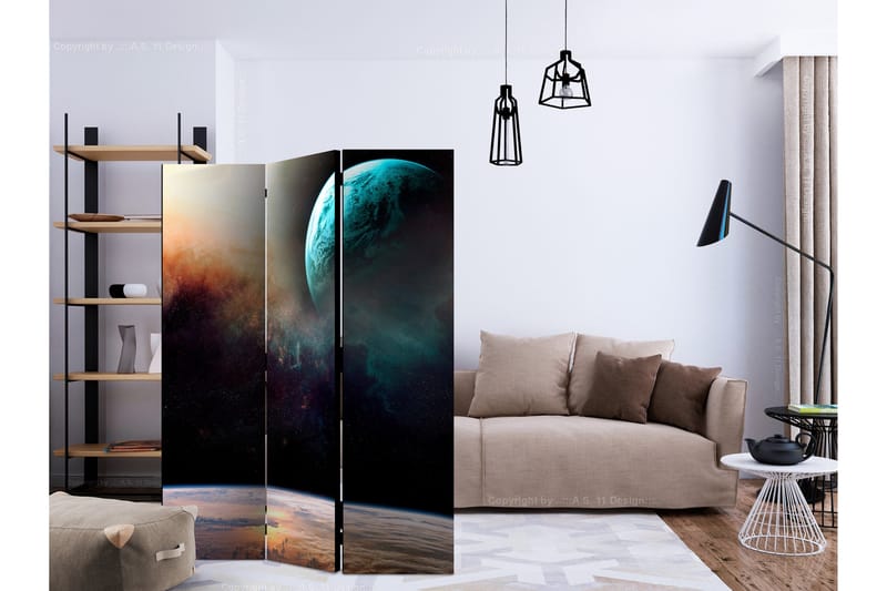 Rumsavdelare Like Being on Another Planet 135x172 cm - Artgeist sp. z o. o. - Inredning - Rumsavdelare - Vikskärm