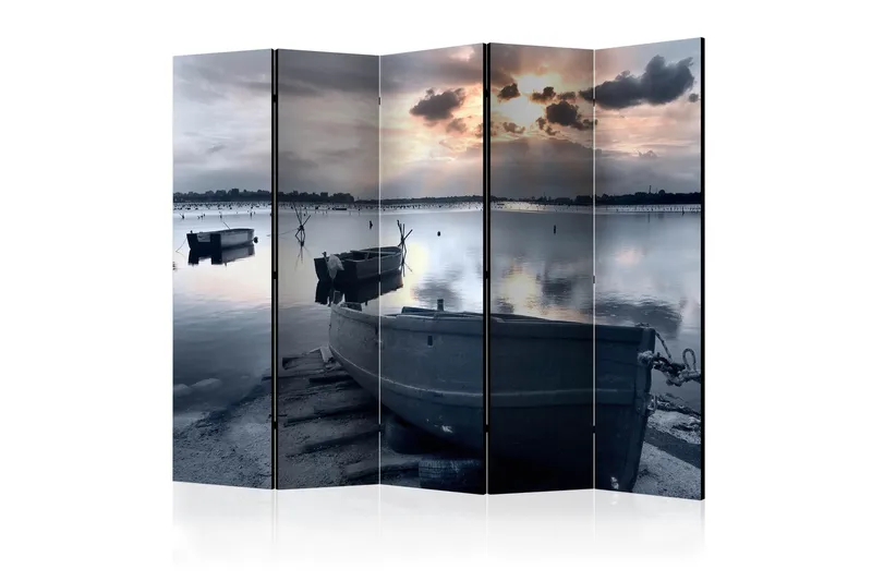 Rumsavdelare - Little port boats II 225x172, Artgeist sp. z o. o.