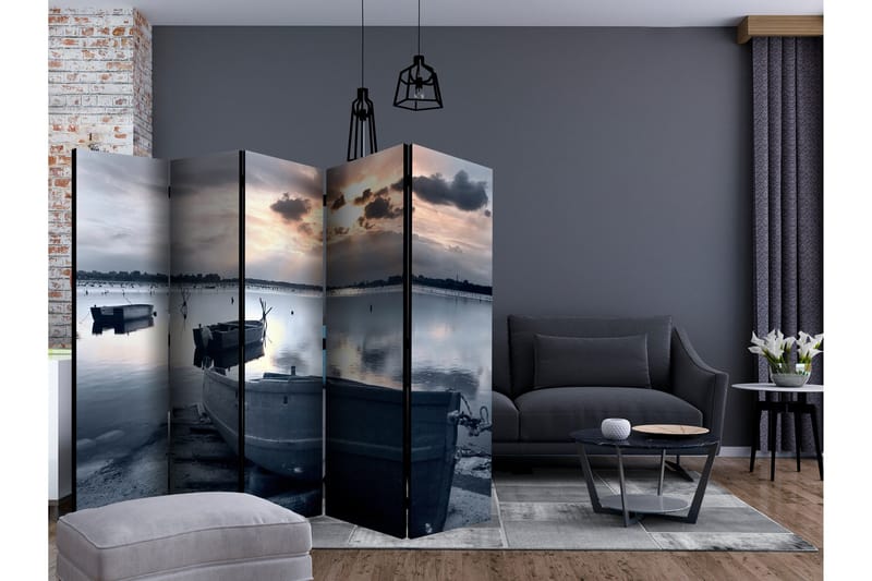 Rumsavdelare - Little port boats II 225x172 - Artgeist sp. z o. o. - Inredning - Rumsavdelare - Vikskärm