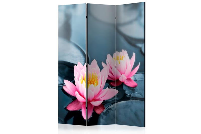 Rumsavdelare - Lotus blossoms 135x172 - Artgeist sp. z o. o. - Inredning - Rumsavdelare - Vikskärm