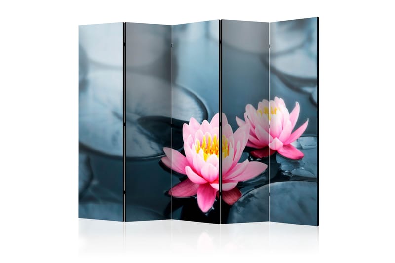 Rumsavdelare - Lotus blossoms II 225x172 - Artgeist sp. z o. o. - Inredning - Rumsavdelare - Vikskärm