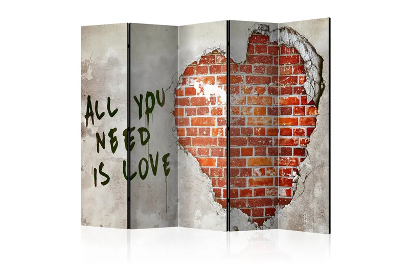 Rumsavdelare - Love is all you need II 225x172, Artgeist sp. z o. o.