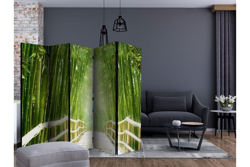 Rumsavdelare - Magical world of green II 225x172 - Artgeist sp. z o. o. - Inredning - Rumsavdelare - Vikskärm