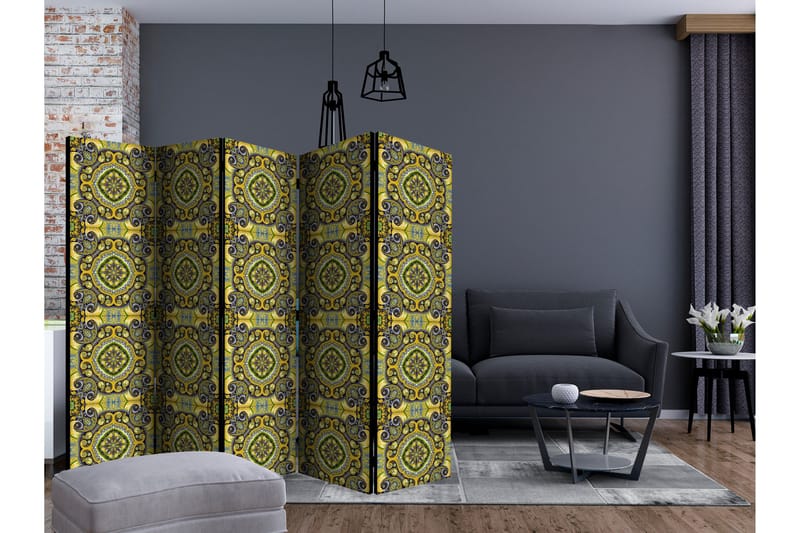 Rumsavdelare Malachite Mosaic II 225x172 cm - Artgeist sp. z o. o. - Inredning - Rumsavdelare - Vikskärm