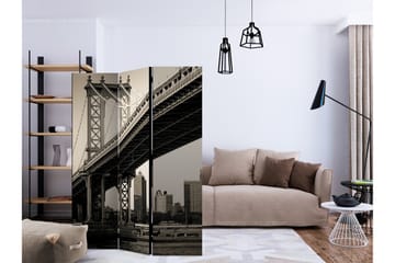 Rumsavdelare - Manhattan Bridge, New York 135x172 - Artgeist sp. z o. o. - Inredning - Rumsavdelare - Vikskärm