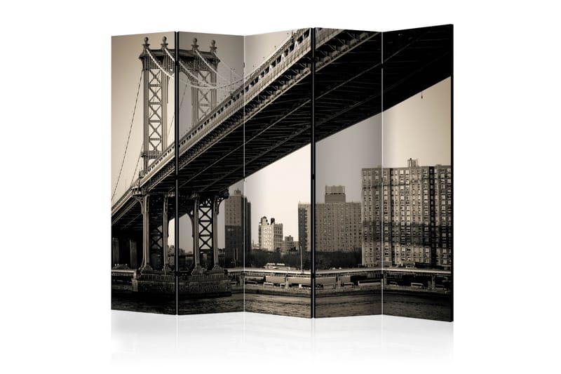 Rumsavdelare - Manhattan Bridge, New York II 225x172 - Artgeist sp. z o. o. - Inredning - Rumsavdelare - Vikskärm