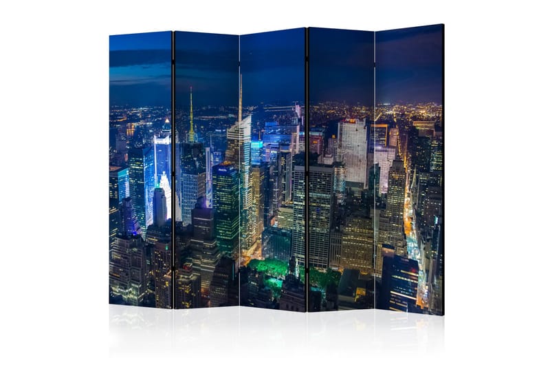 Rumsavdelare Manhattan - Night II 225x172 cm, Artgeist sp. z o. o.