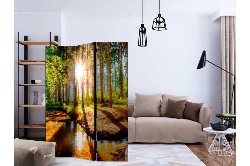 Rumsavdelare - Marvelous Forest 135x172 - Artgeist sp. z o. o. - Inredning - Rumsavdelare - Vikskärm