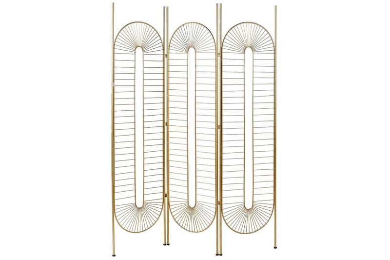 Rumsavdelare med 3 paneler Noale Guld - Guld - Inredning - Rumsavdelare - Vikskärm