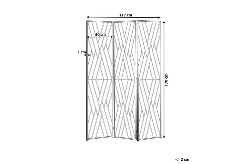 Rumsavdelare med 3 paneler Asolo - Inredning - Rumsavdelare - Vikskärm