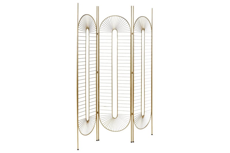 Rumsavdelare med 3 paneler Noale Guld - Guld - Inredning - Rumsavdelare - Vikskärm