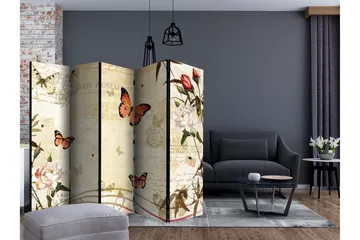 Rumsavdelare - Melodies of butterflies II 225x172 - Artgeist sp. z o. o. - Inredning - Rumsavdelare - Vikskärm