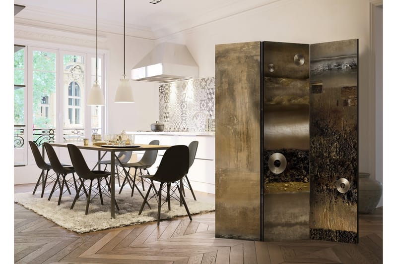 Rumsavdelare Metal Alliance 135x172 - Artgeist sp. z o. o. - Inredning - Rumsavdelare - Vikskärm