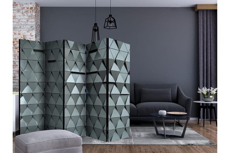 Rumsavdelare - Metal Gates II 225x172 - Artgeist sp. z o. o. - Inredning - Rumsavdelare - Vikskärm
