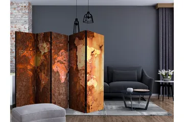 Rumsavdelare - Metal Immersions II 225x172 - Artgeist sp. z o. o. - Inredning - Rumsavdelare - Vikskärm