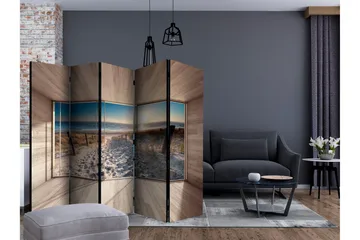 Rumsavdelare - Modern Lounge: By the Sea II 225x172 - Artgeist sp. z o. o. - Inredning - Rumsavdelare - Vikskärm