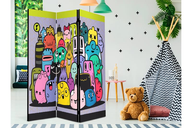 Rumsavdelare Monsters From 3rd C Grade 135x172 cm, Artgeist sp. z o. o.