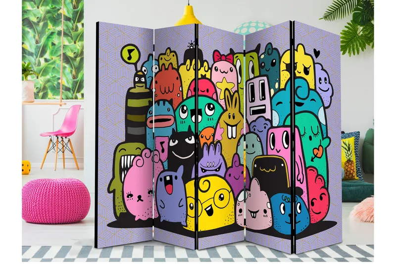 Rumsavdelare Monsters From 3rd C Grade II 225x172 cm, Artgeist sp. z o. o.