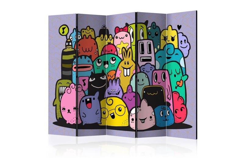 Rumsavdelare Monsters From 3rd C Grade II 225x172 cm - Artgeist sp. z o. o. - Inredning - Rumsavdelare - Vikskärm