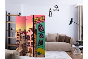 Rumsavdelare Morning in a City 135x172 cm - Artgeist sp. z o. o. - Inredning - Rumsavdelare - Vikskärm