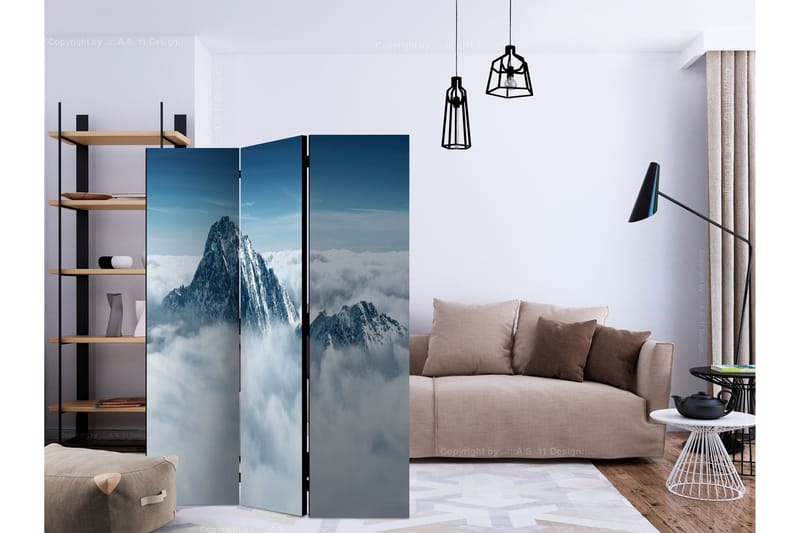Rumsavdelare - Mountain in the clouds 135x172 - Artgeist sp. z o. o. - Inredning - Rumsavdelare - Vikskärm