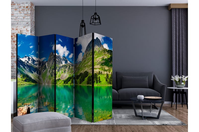 Rumsavdelare Mountain Lake II 225x172 cm - Artgeist sp. z o. o. - Inredning - Rumsavdelare - Vikskärm
