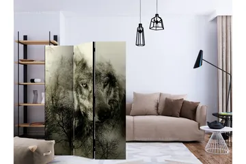 Rumsavdelare Mountain Predator Beige 135x172 cm - Artgeist sp. z o. o. - Inredning - Rumsavdelare - Vikskärm