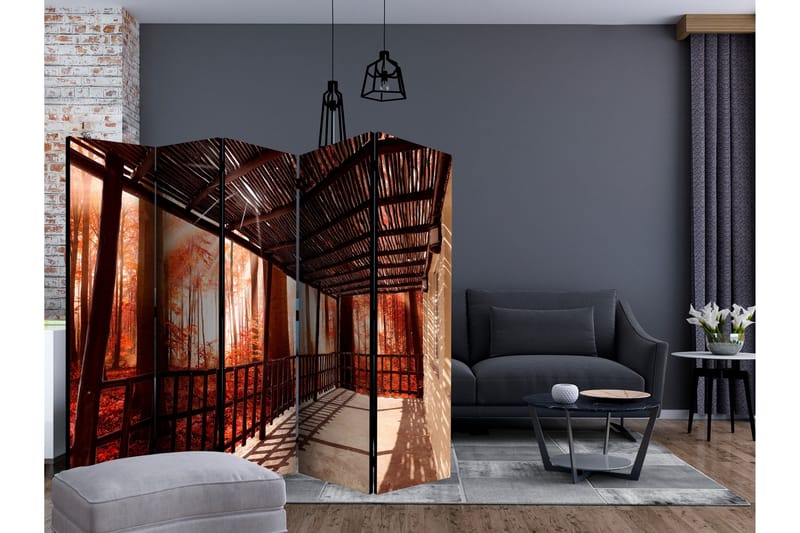 Rumsavdelare - Nature: Forest Terrace II 225x172 - Artgeist sp. z o. o. - Inredning - Rumsavdelare - Vikskärm